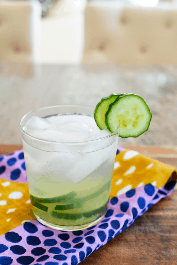 This Tequila Cucumber cocktail recipe is super simple and refreshing. 