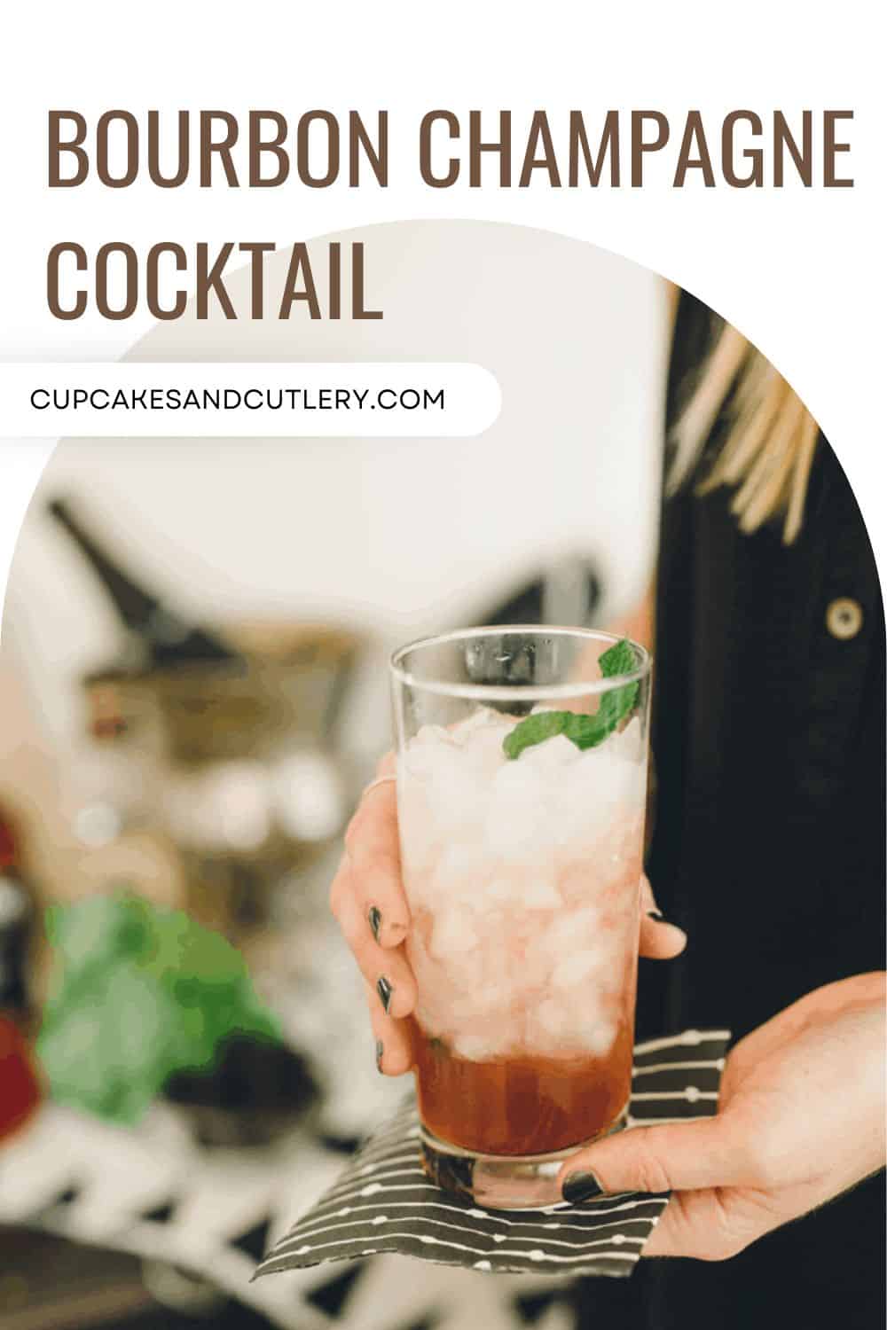 Bourbon Champagne Cocktail to Share with your Girlfriends