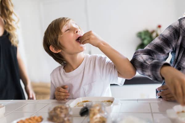 We can never agree on what toppings we want on our cookie bars. These small batch cookie bars mean we can pick the toppings each of us want! It's perfect for kids!