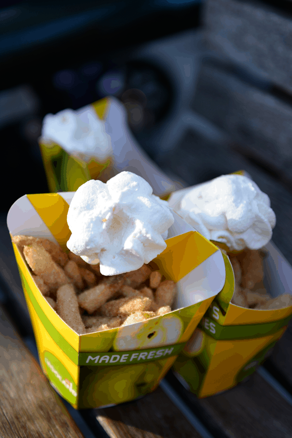 Apple fries at Legoland. You HAVE to have these on your next visit.