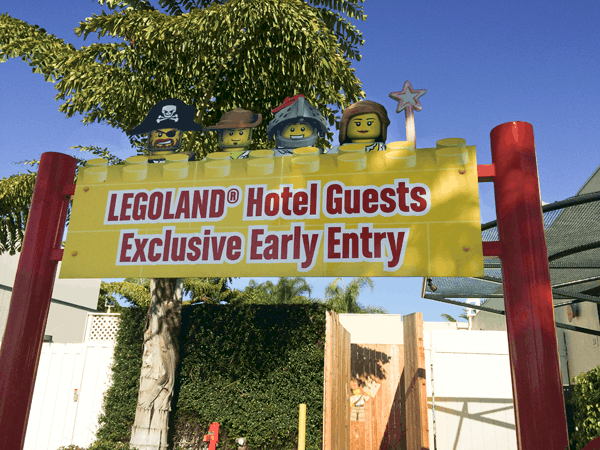 Stay at the Legoland Hotel and get early entry in to Legoland! 