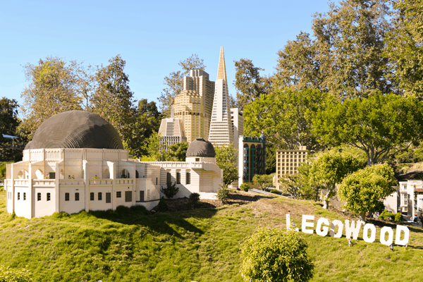 The mini land is one of the coolest things to see at Legoland.
