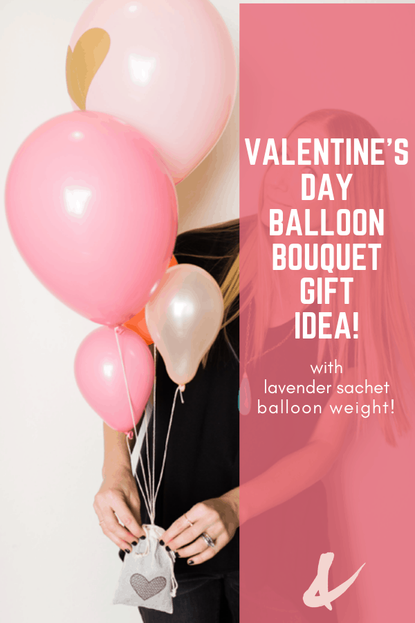 balloon bouquet gift idea for Valentine's Day