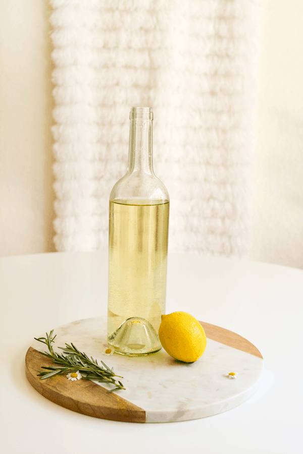 Fruit and herb infused wine is a super simple recipe. 