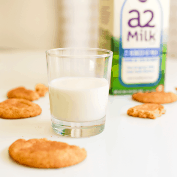 Milk and cookies are a great moment to have with your kids!