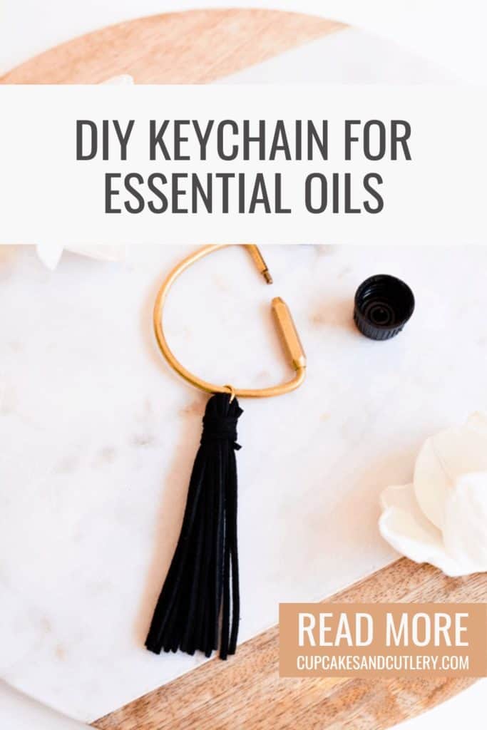 DIY Keychain for Essential Oils.