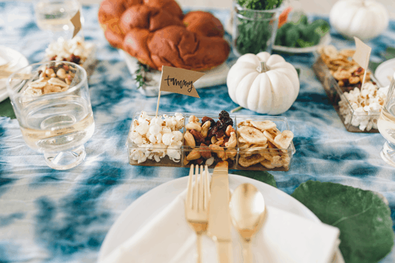 Place Setting idea for Friendsgiving and Thanksgiving tablescapes