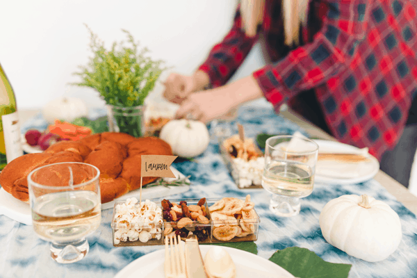 Friendsgiving ideas for hosting a stress free party that work for your Thanksgiving parties too.
