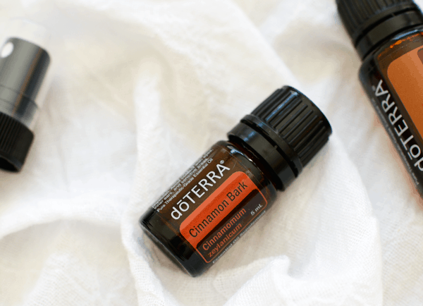 Cinnamon bark essential oil is perfect in this holiday blend.