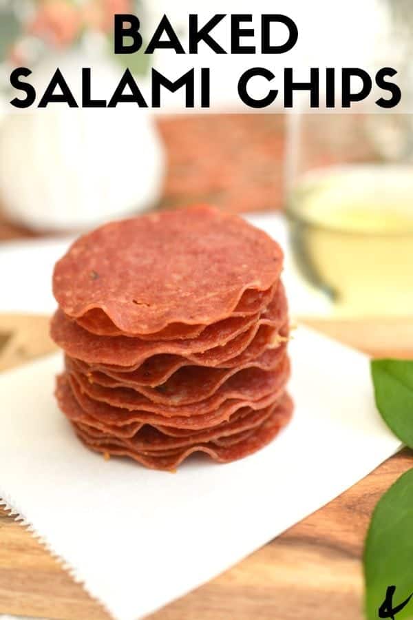 Baked Salami Chips Party Appetizer Recipe Cupcakes and Cutlery