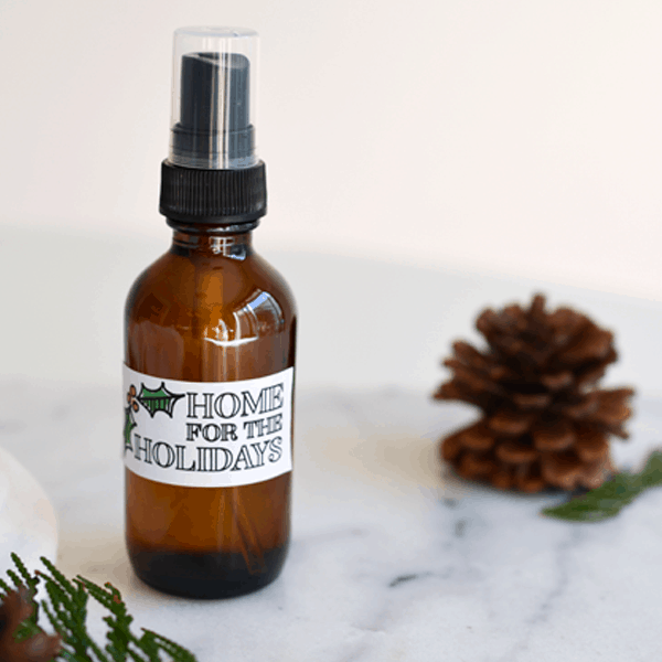 printable labels for diy holiday room spray cupcakes and cutlery