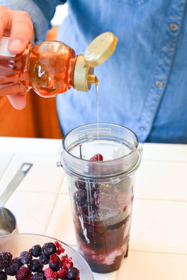 Use honey to naturally sweeten your smoothie