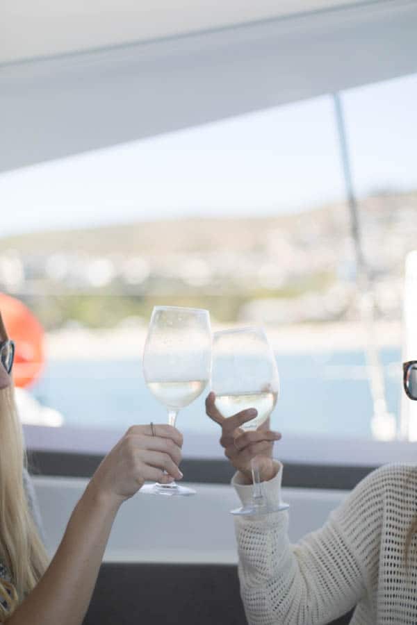 Wine and boats are the perfect summer activity
