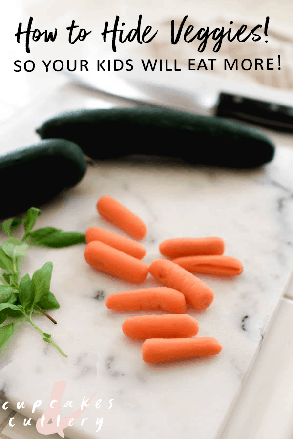 Creative ways to get children to eat more vegetables and have a healthier diet. These tricks are perfect for busy moms too! #kids #healthyliving #cupcakesandcutlery