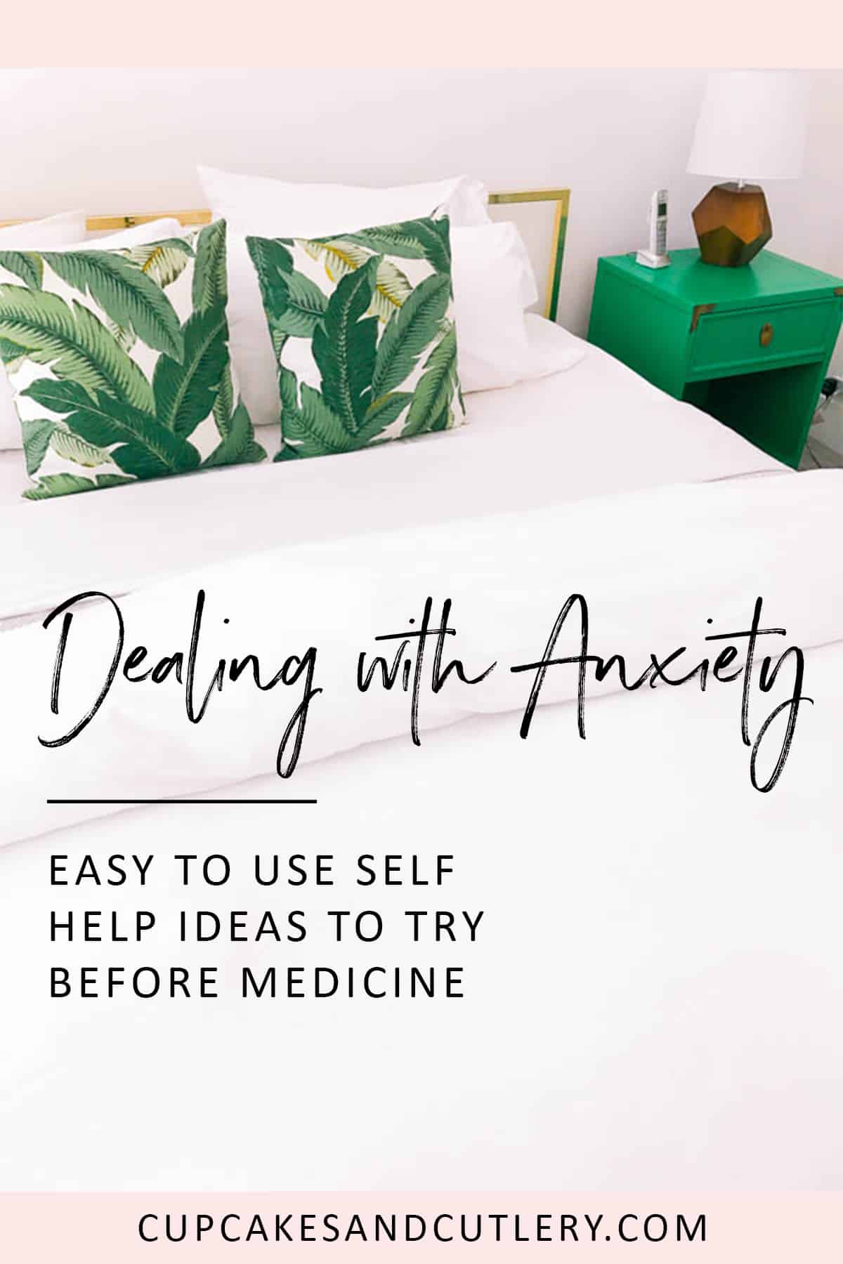 Looking for anxiety relief techniques and tips? Try these easy DIY remedies like remembering to breathe through the stress. #selfhelp #anxiety #cupcakesandcutlery #mentalhealth #wellness #selfcare