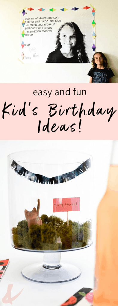 easy and fun kids birthday ideas