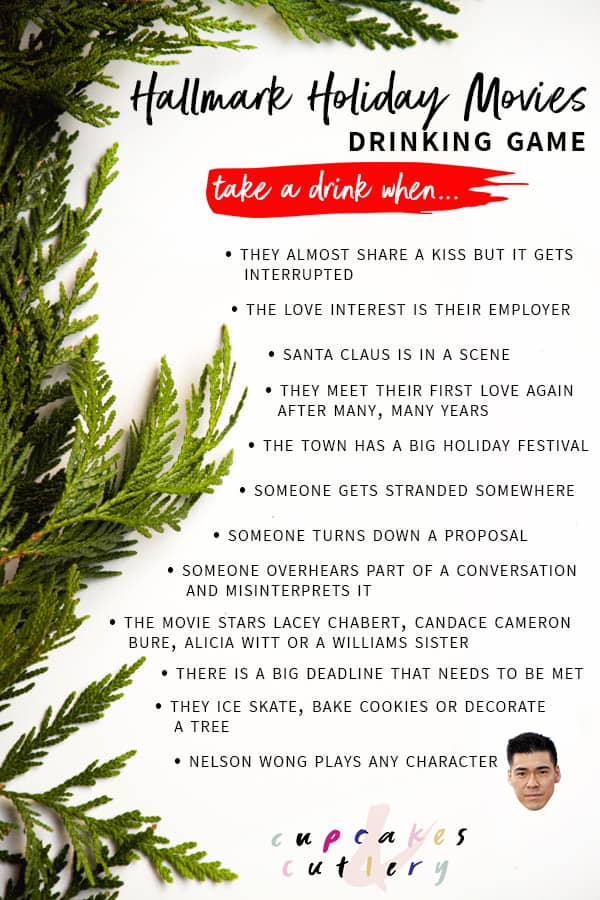 Hallmark Christmas Movies Drinking Game and Mulled Cider Recipe