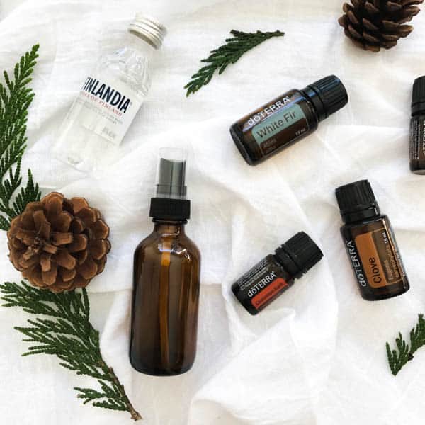 Make your home smell like Christmas with essential oils.