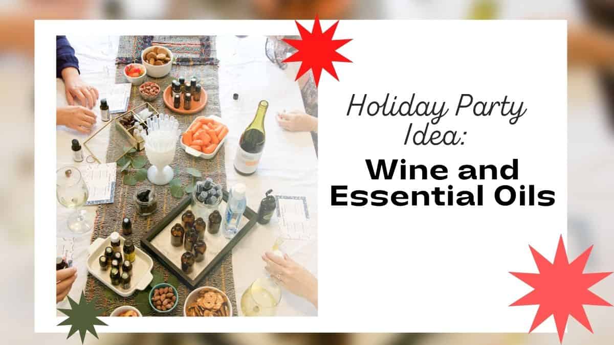 A Wine and Essential Oils Holiday Party Idea Cupcakes and Cutlery