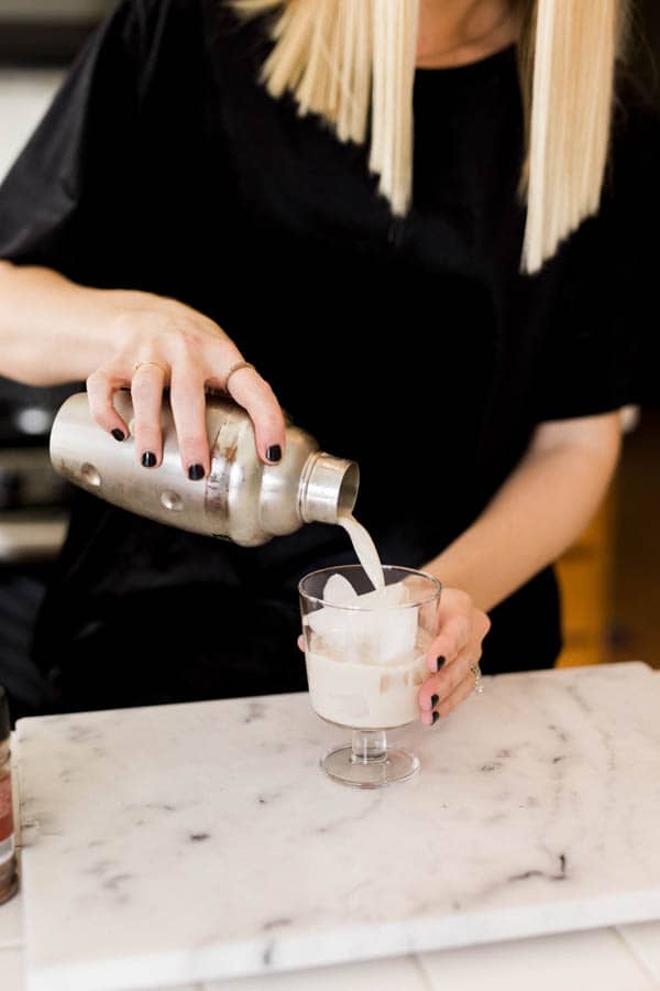 Milk Punch Recipe with Bourbon and Rum.