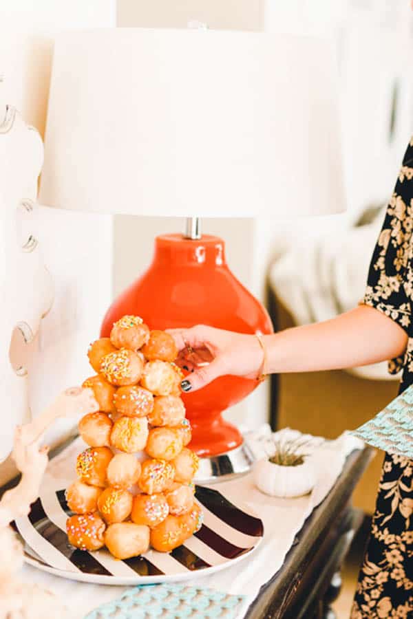 A donut tower is just one of my favorite creative dessert ideas