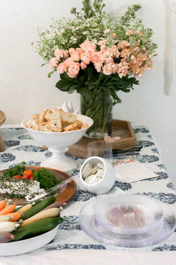 A spring inspired table for a rose tasting
