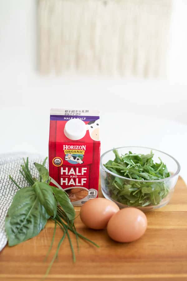Use Horizon Organic Half and Half to make your baked eggs super creamy.