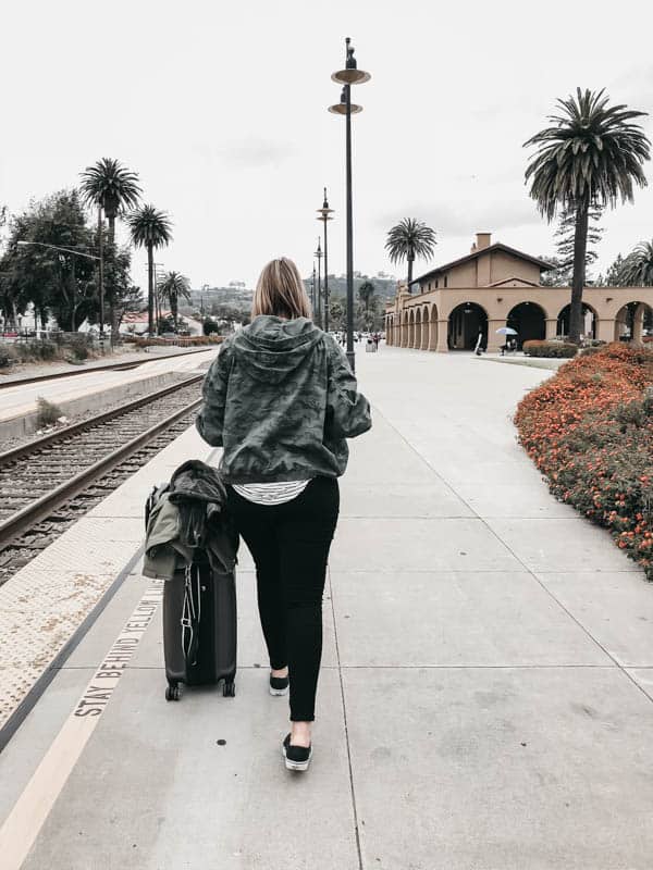 You don't need a car to enjoy Santa Barbara, take the train to and from.