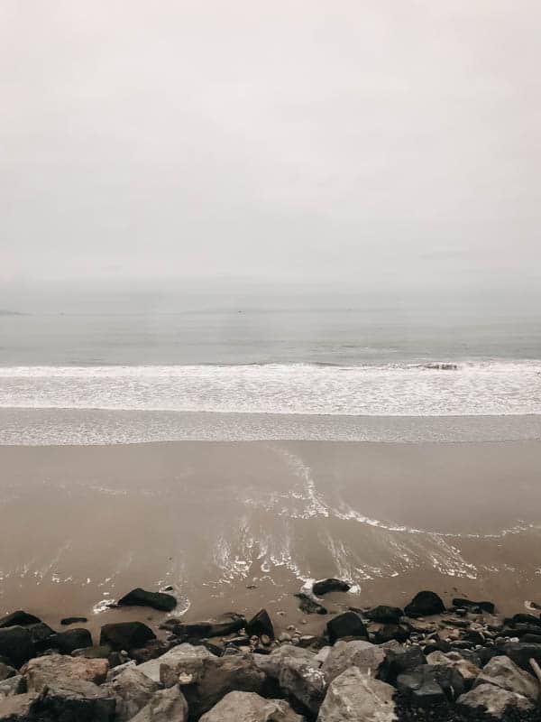 Beach views from Amtrak's Pacific Surfliner