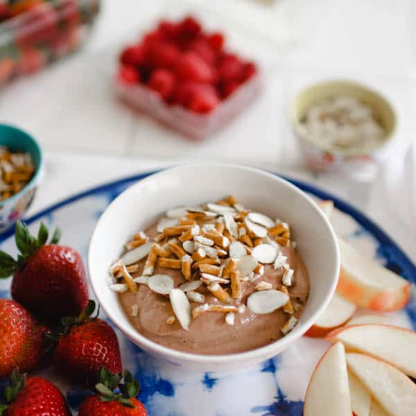Chocolate and Yogurt Fruit Dip Recipe