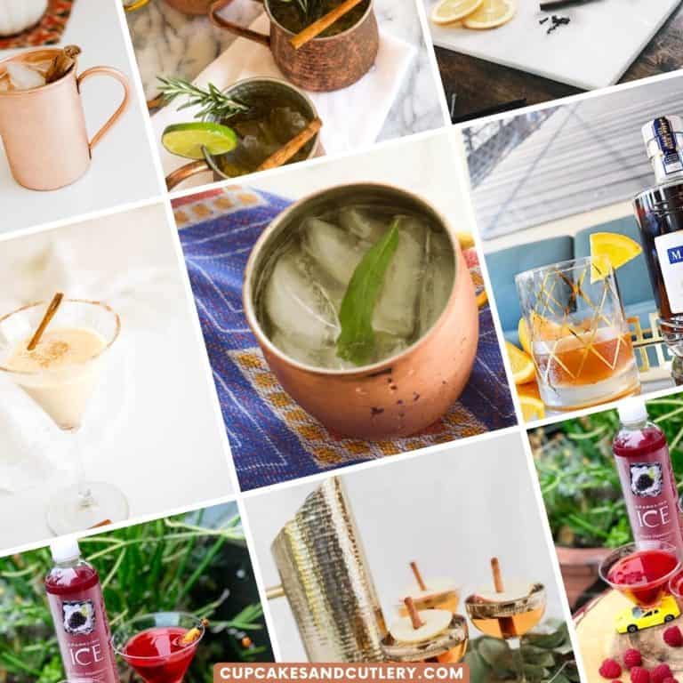 A round up of Fall cocktails from Cupcakes and Cutlery.