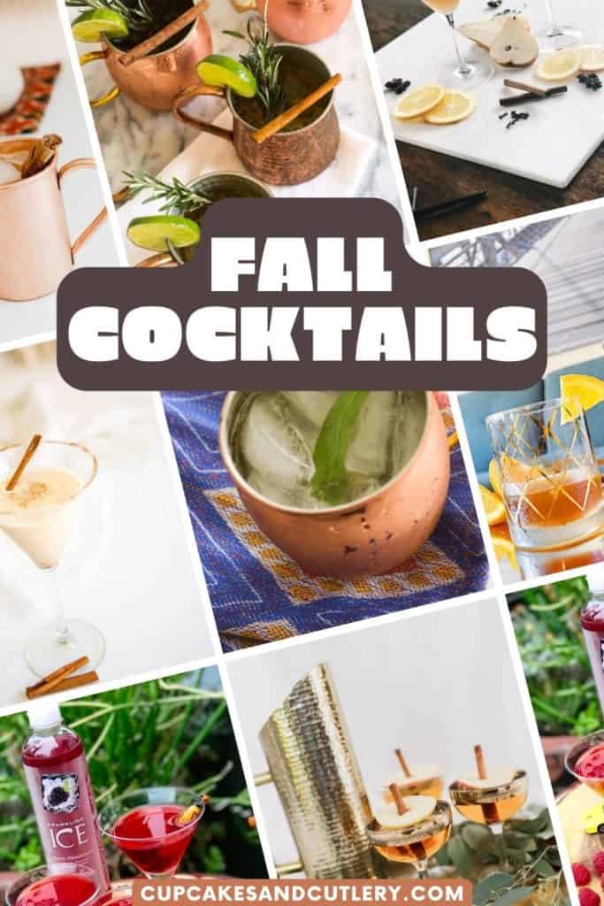 Fall Cocktails from Cupcakes and Cutlery.