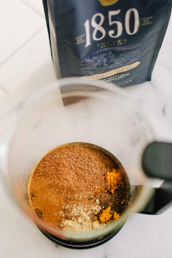 Cinnamon spiced coffee is easy to make for holiday entertaining.