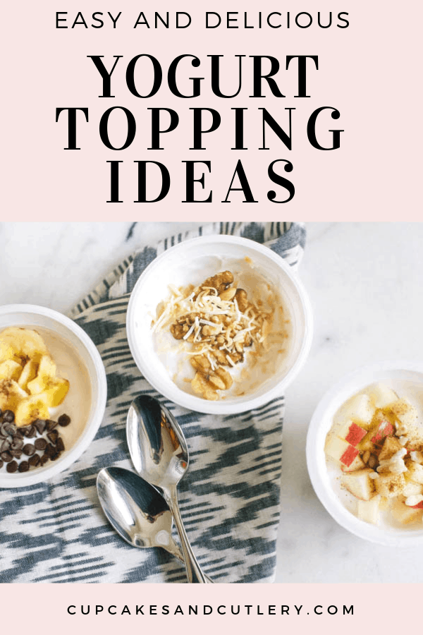 mix in and topping ideas for your yogurt