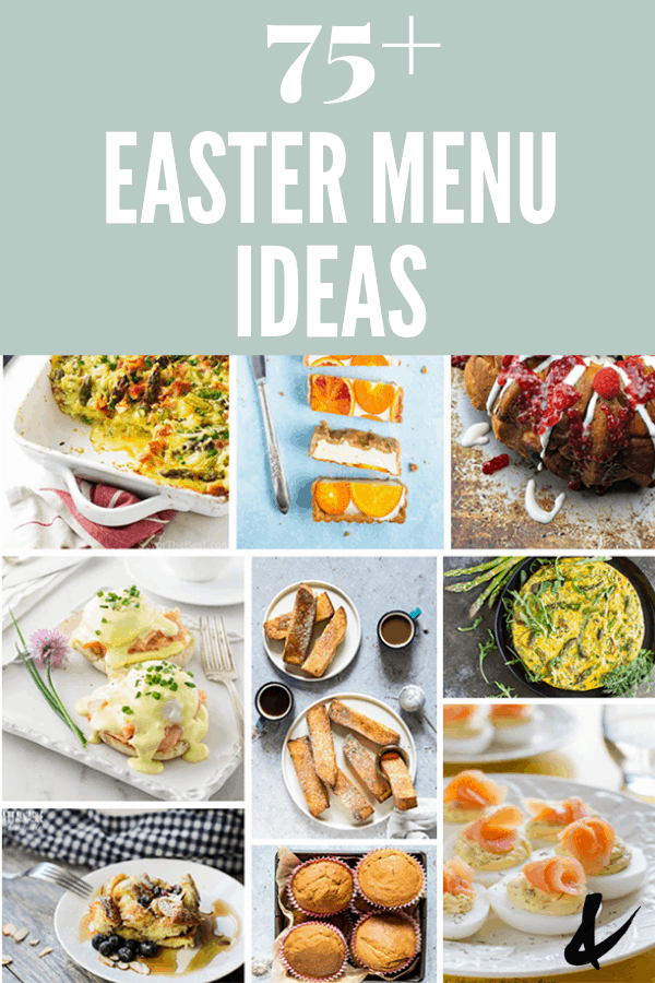 photos of easter menu ideas