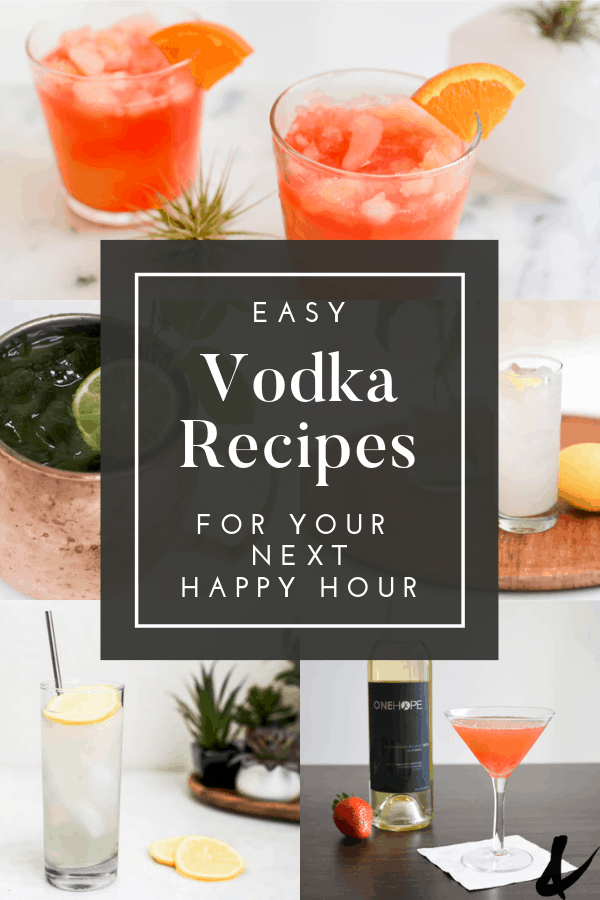 easy vodka cocktails