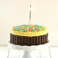 Kit Kat and Cadbury Egg Easter Cake