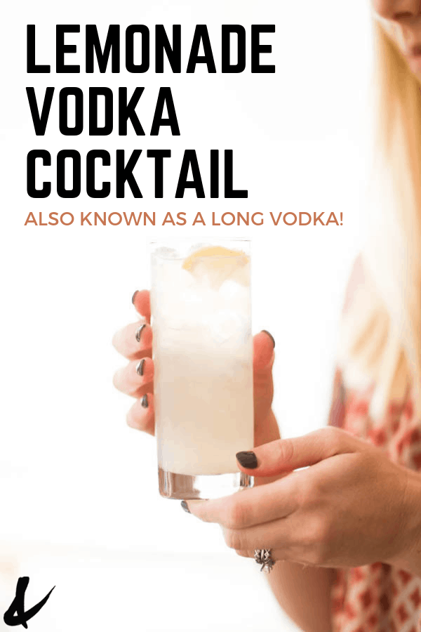 lemonade cocktail with vodka