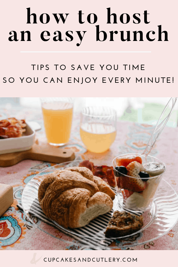 tips for hosting an easy brunch for friends
