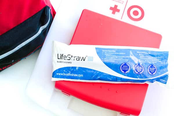 Life straw for your home emergency kit