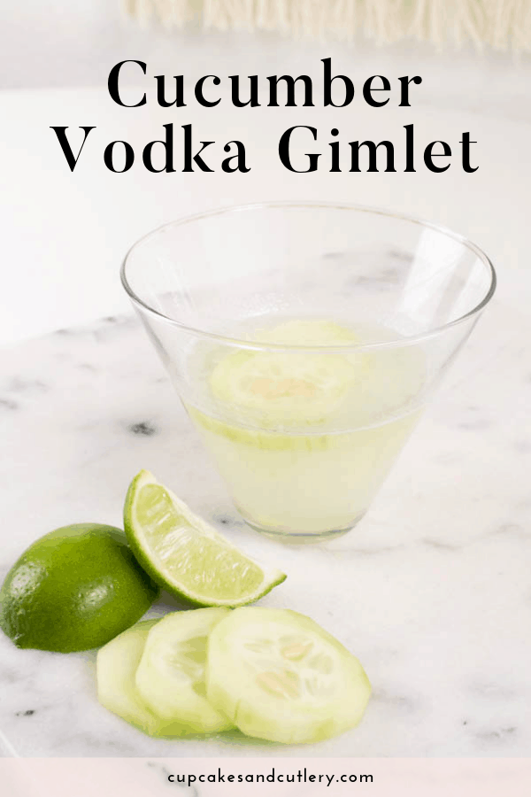 cucumber vodka gimlet