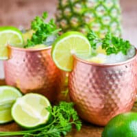 Pineapple Coconut Moscow Mule