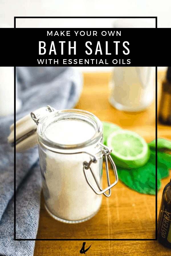 diy essential oil bath salts
