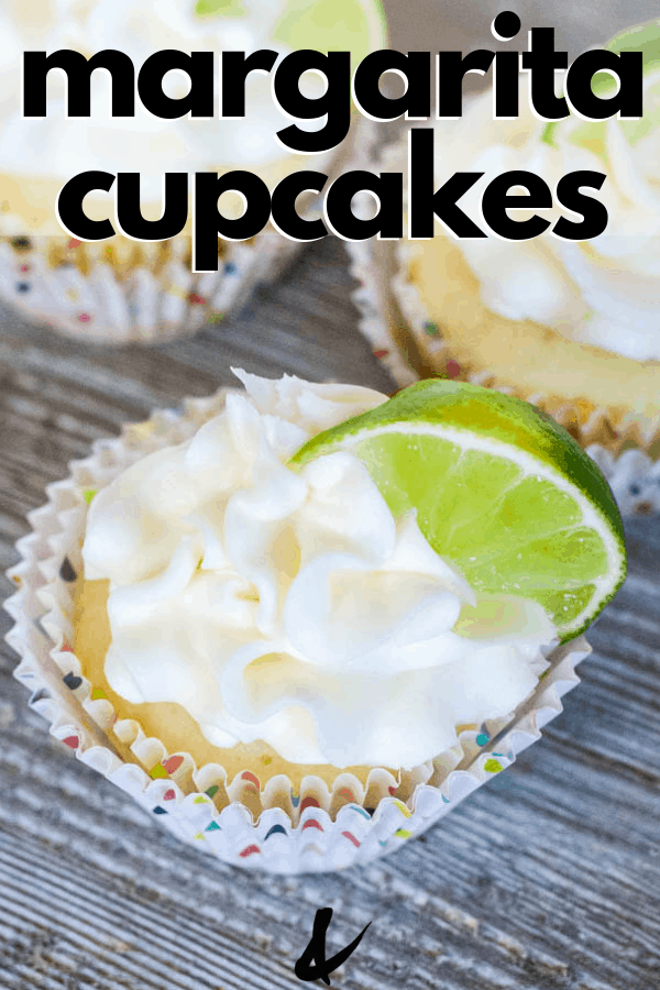 margarita cupcakes with tequila and lime