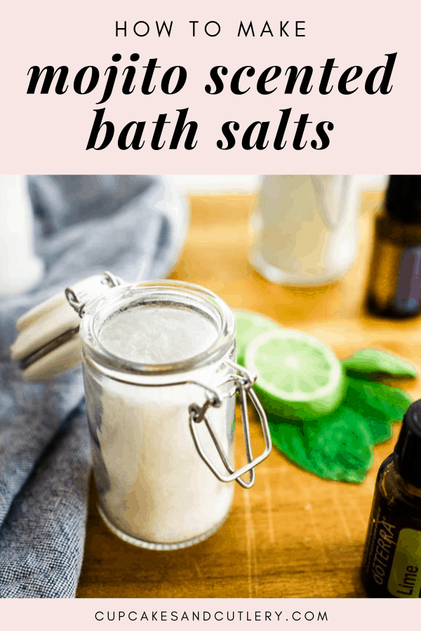 mojito scented bath salts