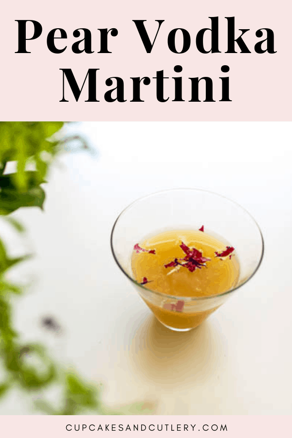 pear vodka martini for a yummy drink idea
