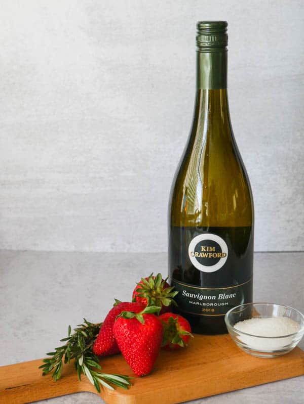 yummy wine soaked strawberries dessert idea