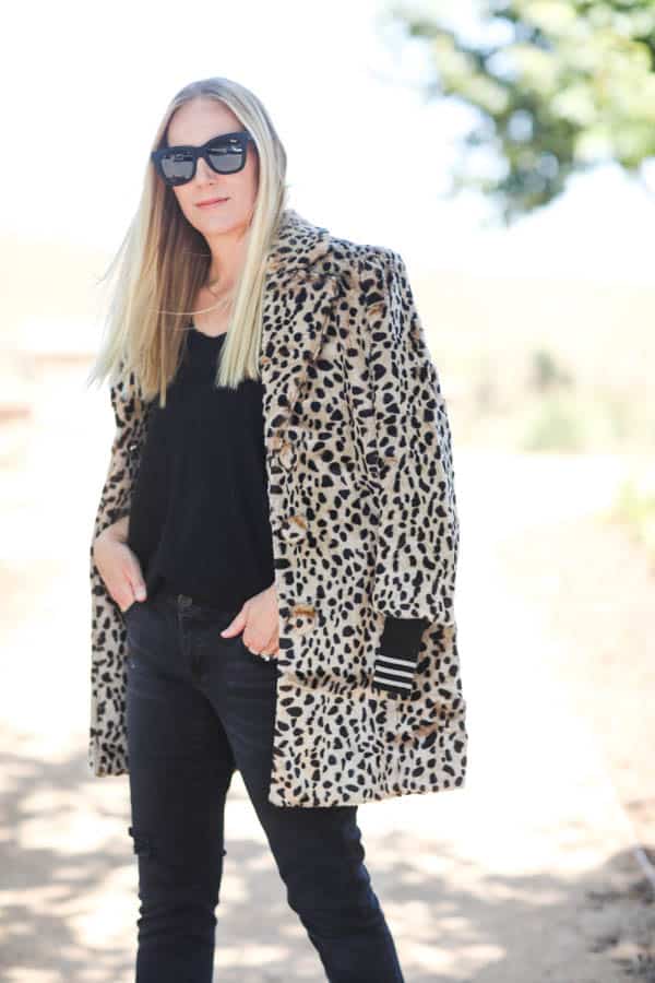 my fave leopard coat from cabi fall 2019 collection