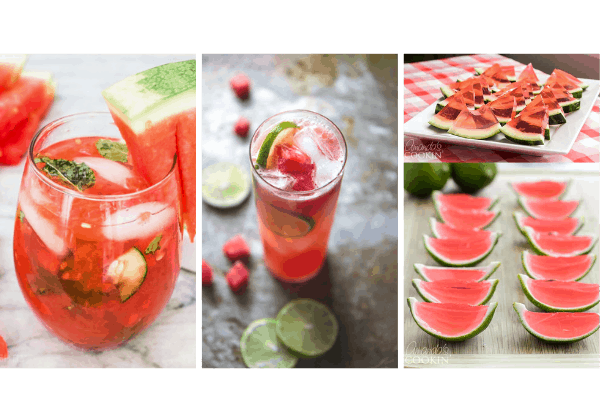 watermelon mixed drinks to make right now