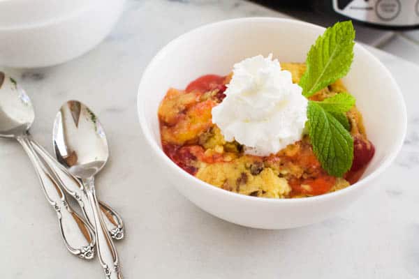 Buttery Apple Cherry Dump Cake Recipe (Made in the Crockpot): Easy Slow  Cooker Dessert